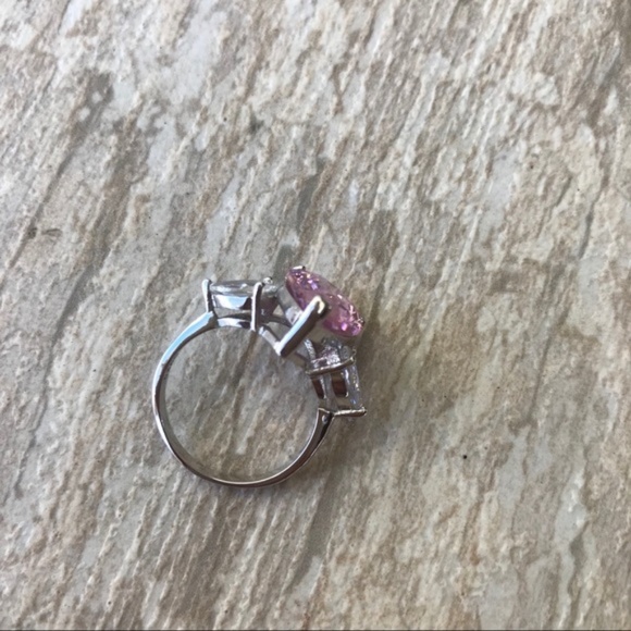 Pink Diamond CZ Ring Size 6 - Picture 8 of 8